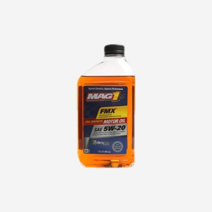 ﻿MAG1맥원 100 합성오일 5W20 946ml 가솔린  LPG 미국 10대 엔진오일 프리미엄 합성유, 1개, 946ml