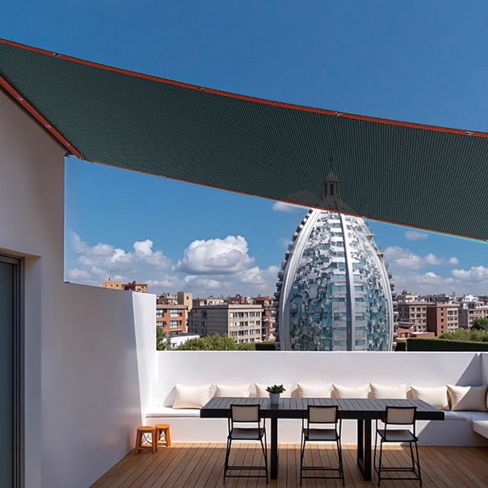 타리홈스 사각 햇빛 가리개 차광막 옥상 베란다 그늘막