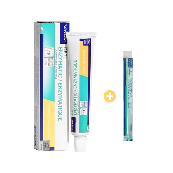 버박공식 인증 C E T 강아지 고양이 치약 말트맛  버박미니칫솔 1P