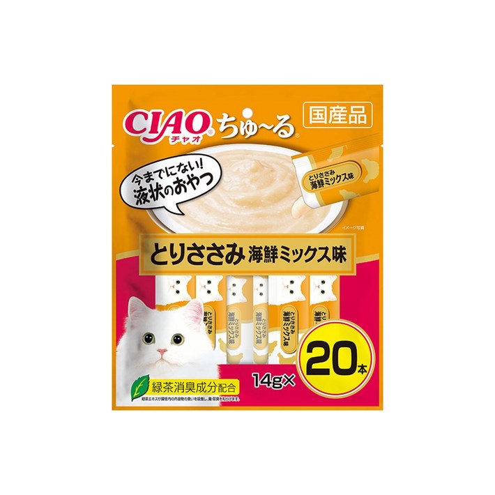 SC128 CIAO 츄르 닭가슴살해물믹스 20P, 1개