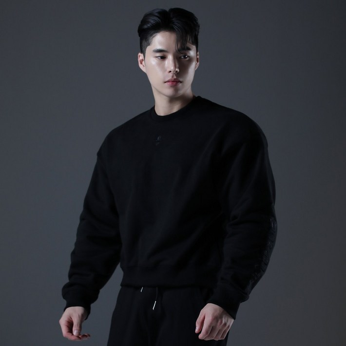 카미드 맨투맨 기모맨투맨 헬스 빅사이즈 후드티 남자박스티