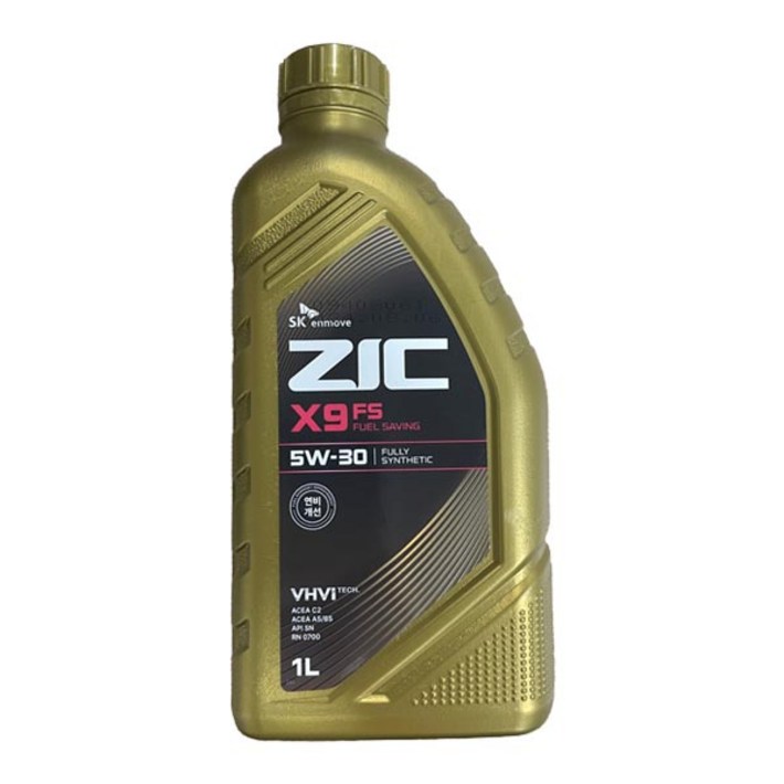 ZIC X9 FS 5W30 1L 겸용 엔진오일, 1개, 5w30