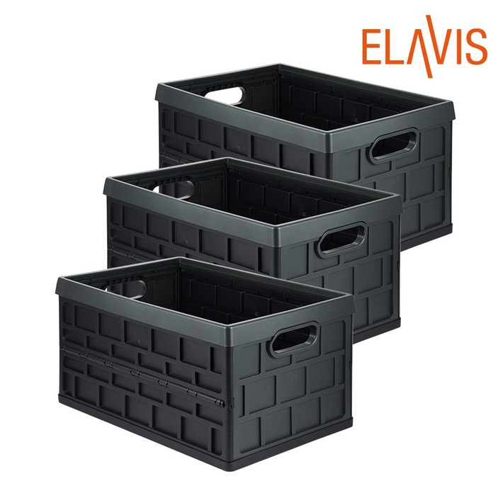 엘라비스 접이식 폴딩 박스 국내산 54L 6개