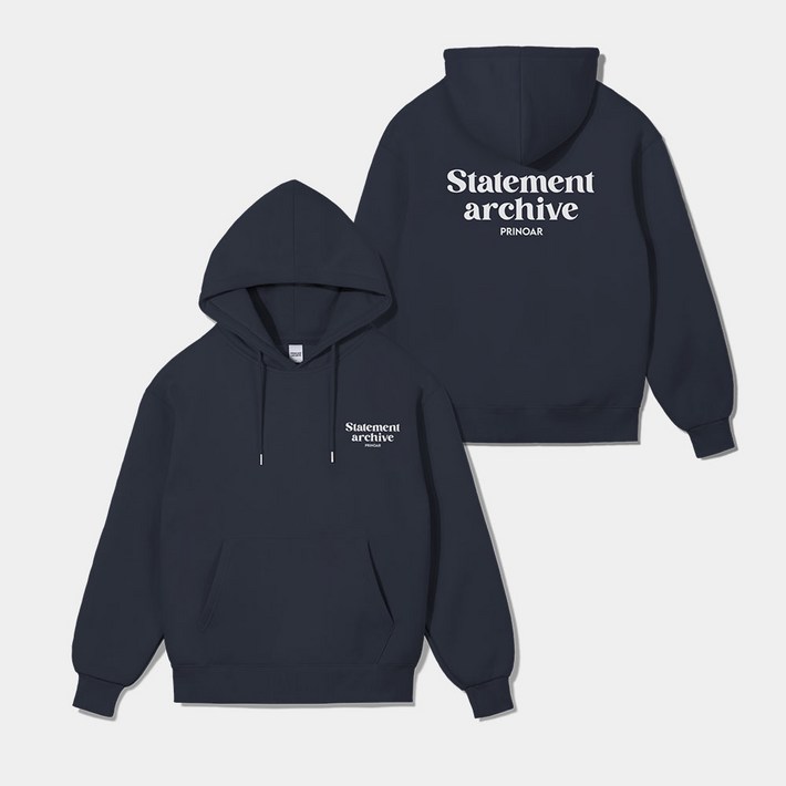  기모  7colors 프리노어 남녀공용 스테이트먼트 그래픽 프린팅 후드 티셔츠