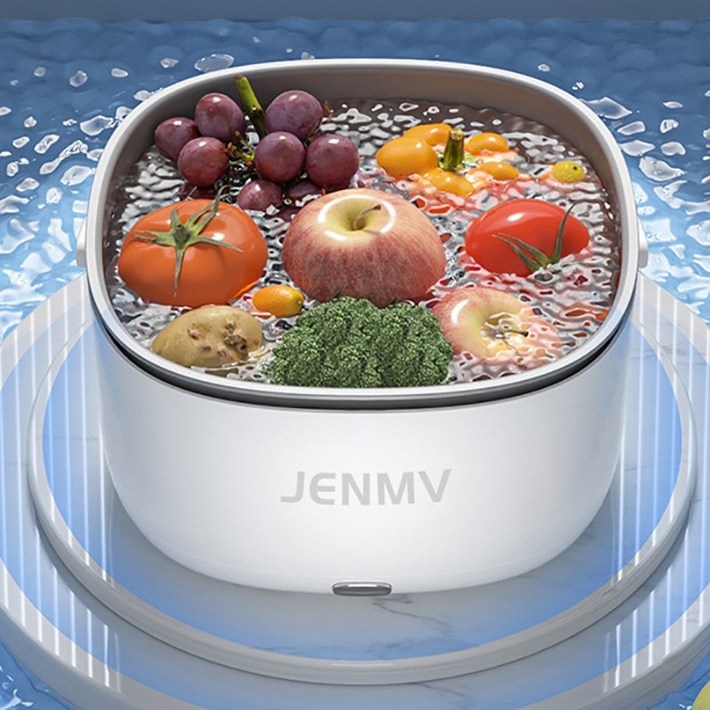 JENMV 과일 야채 초음파 세척기 가정용 과일야채 살균세척기 농산물세척기 식재료세척기 채소세척 농약제거 JENMV 과일 야채 초음파 세척기 가정용 과일야채 살균세척기 농산물세척기 식재료세척기 채소세척 농약제거