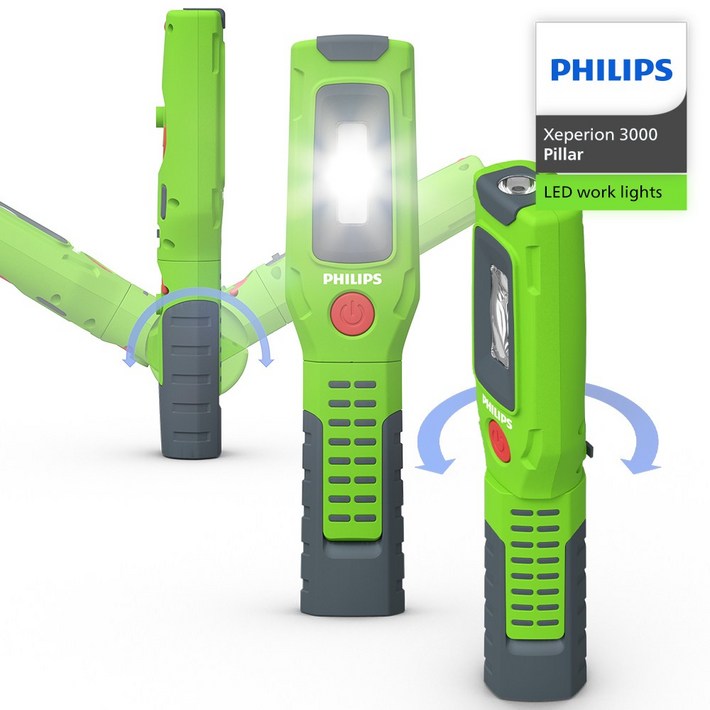 필립스 공식판매점 엑스페리온 3000 시리즈 LED 충전식 작업등 캠핑랜턴 X30 Pillar, 1개 필립스 공식판매점 엑스페리온 3000 시리즈 LED 충전식 작업등 캠핑랜턴 X30 Pillar, 1개