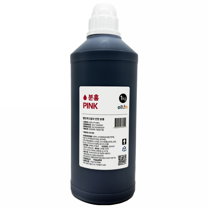 엘틴 푸드칼라 식용색소 진한 분홍, 1kg, 1개