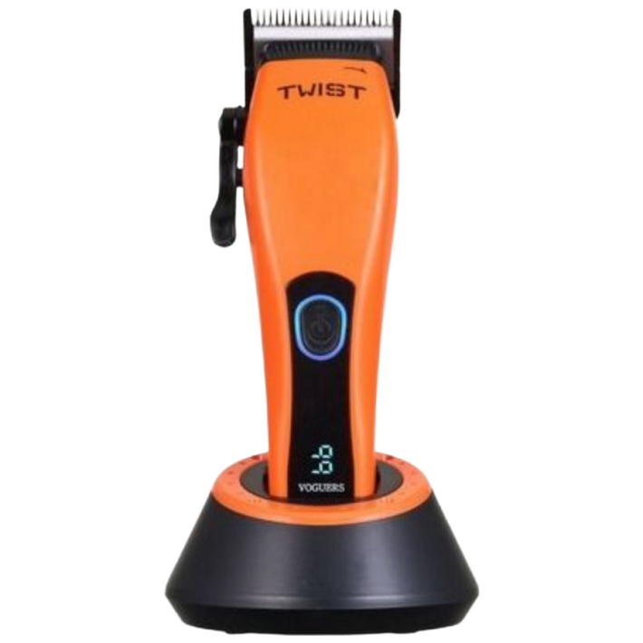보거스 정품 트위스트 바버클리퍼 전문가용 이발기, 특허 교체날, USB 충전식, 무선 헤어 클리퍼, 남성 전기면도기, VOGUERS TWIST