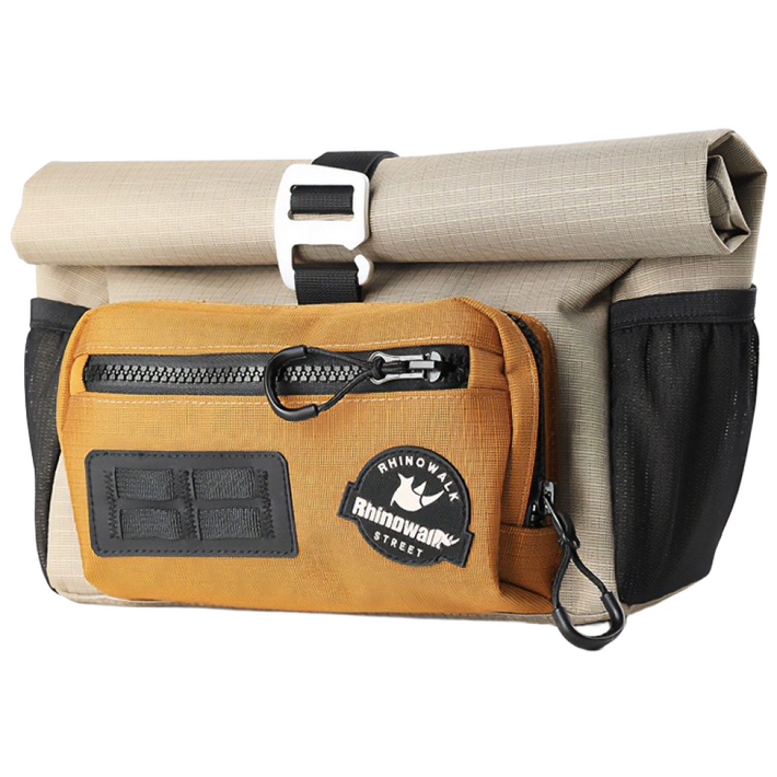 미니벨로 가방 자전거 프론트 캐리어 블럭 한강 로버 백, 베이지, 1개