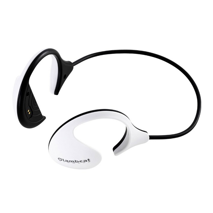 골전도 블루투스 무선 이어폰 넥밴드 오픈형 차이팟 골밀도 글램비트, 화이트, GV2LEETEK 화이트