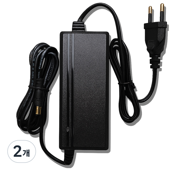 국산 CCTV전용 SMPS 정격 아답터 DC 12V 5A 직류전원장치, 2개