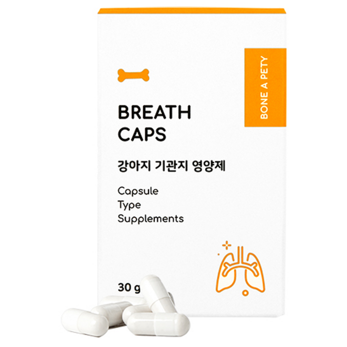 본아페티 강아지 캡스 영양제, 60정, 호흡기기관지, 1개