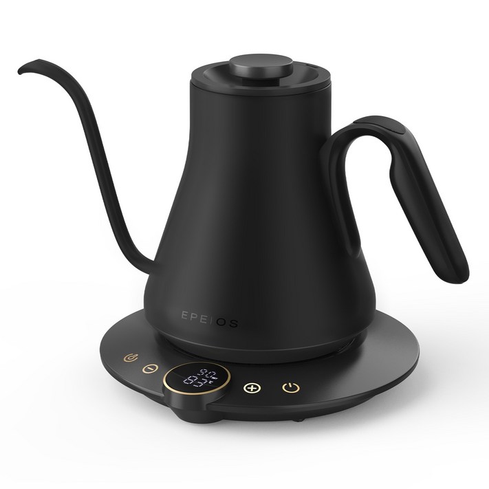 에페이오스 파인 앤 플로우 핸드드립 전기포트 Lite 퓨어 블랙, EPCP004
