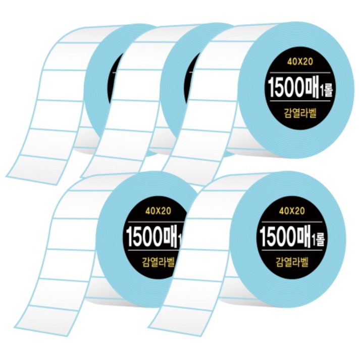 다다 감열라벨 1500매 4020mm