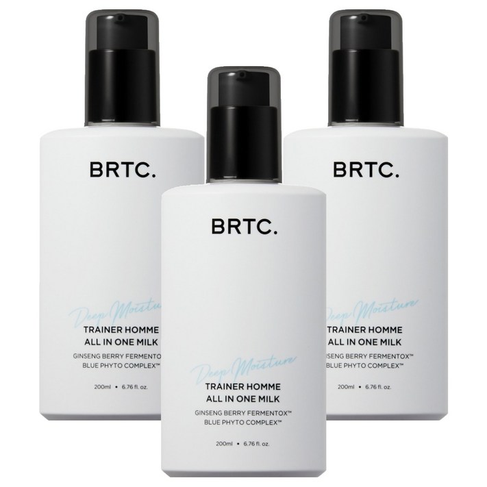 비알티씨 트레이너 옴므 올인원 밀크, 200ml, 3개 비알티씨 트레이너 옴므 올인원 밀크, 200ml, 3개