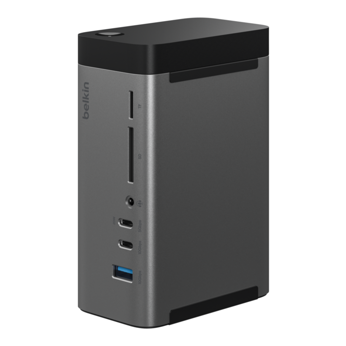 벨킨 connect USBC 11in1 프로 GaN 독 150W INC020qc, 실버그레이, 1개