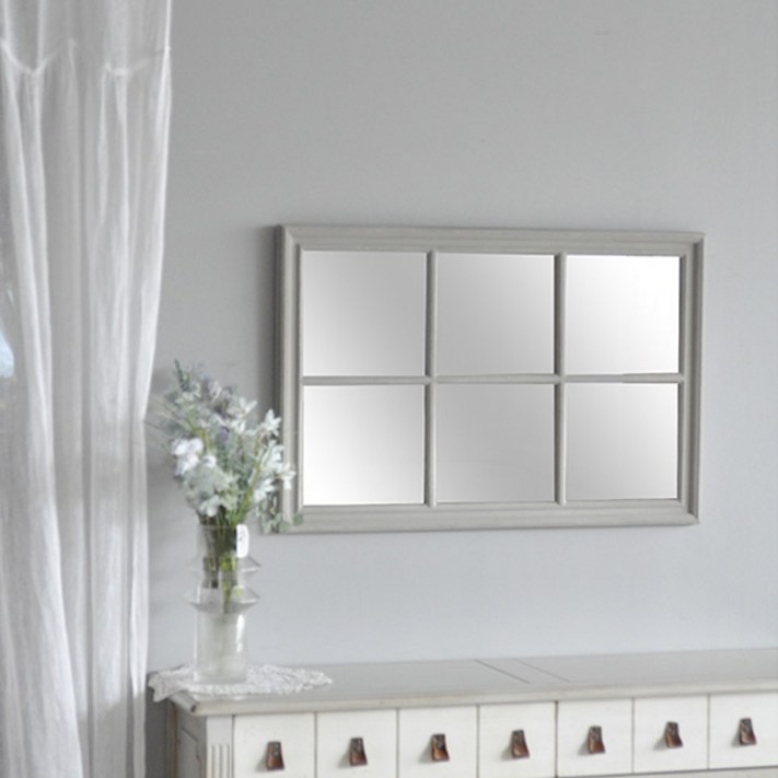 꼬떼따블 직사각 러스티 창문 벽거울 21637