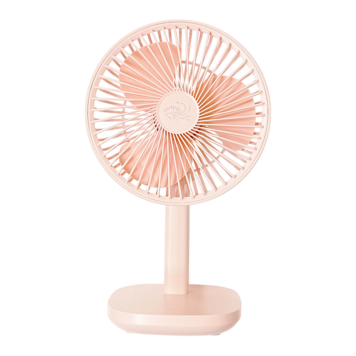 바움,무소음,미니,탁상용,선풍기,회전,무선,사무실,캠핑용,차량용,선물용,바움,마파람,저소음,한일,가성비, 핑크