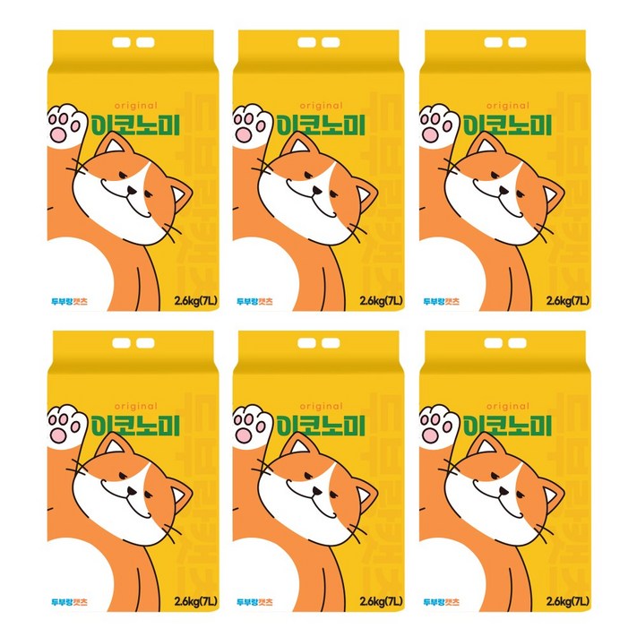 두부랑캣츠 천연 고양이 모래 오리지널 두부랑캣츠 천연 고양이 모래 오리지널