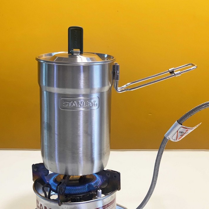 목동언니픽 스탠리 캠핑용 1인용 냄비 소형주전자컵 세트 백패킹 소형 코펠