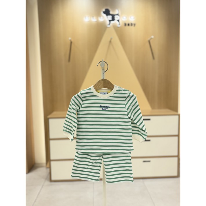오프라벨 블루독베이비 STRIPE 와이드상하세트 GN4517067206