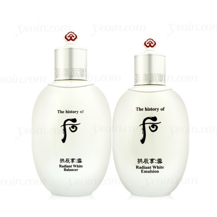 후 공진향 설 미백 밸런서 150ml  로션 110ml 세트