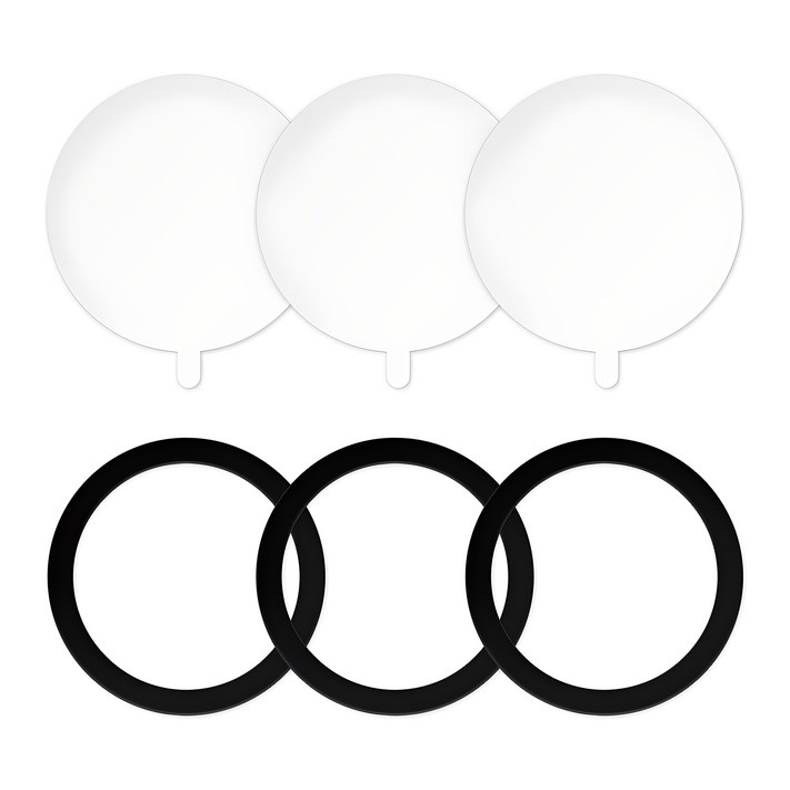 제이엔 맥세이프 호환 자석스티커 3개보호필름 3개