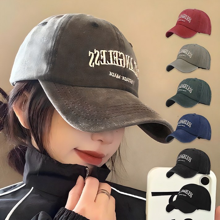 미다미 로스엔젤레스 빈티지 워싱 남녀공용 볼캡 6컬러