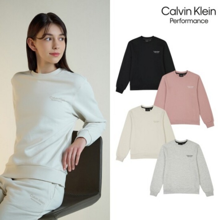 CKP특가 스몰 로고 맨투맨 여성 4컬러 택1 B 2158787