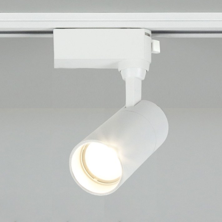 토탈맘모스조명 레일조명 LED COB 레일등 스포트 20W 화이트, 1개, 20W 화이트 주백색