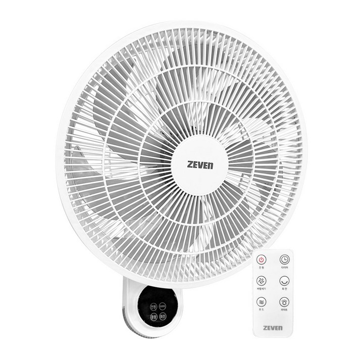 가정용 저소음 리모컨 벽걸이 선풍기  사무실용 타이머 팬큘레이터