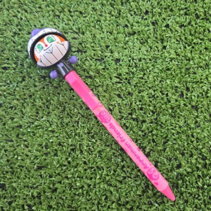 일본정품 짤랑이 액션 볼펜 세균맨 머리