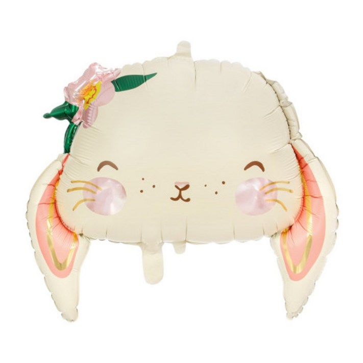 파티데코 큐티래빗 토끼 은박 동물 풍선, 혼합색상, 1개