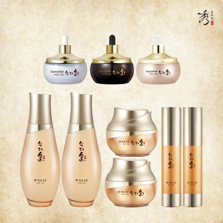 수려한 수려한 발효 효윤스킨크림앰플X2삼단원액 3종흑삼단원액백삼단원액비삼단원액