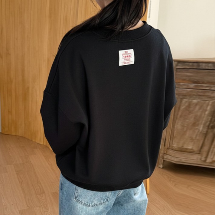 마이쏭 여성 봄 가을 긴팔티 1896라벨브이넥맨투맨