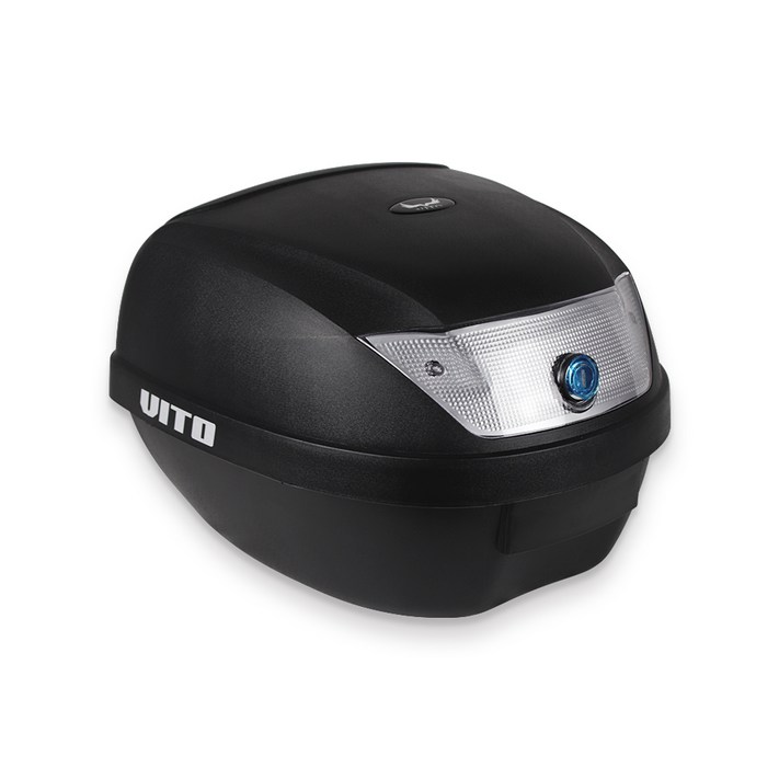 VITO 비토 오토바이용품 리어백 탑박스, 비토041블랙 30L, 1개