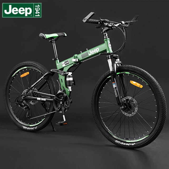 위아위스mtb Jeep 지프 자전거 접이식 자전거 산악 자전거 24인치 26인치