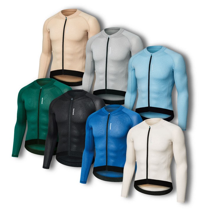 2025 오스탈레띠 스탠다드 긴팔 져지 남성여성 자전거 의류 사이클 져지