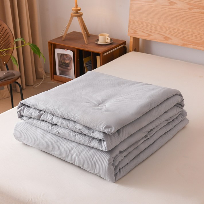 SorJar 콩섬유 항균 알러지케어 사계절 워싱 차렵이불 먼지없는 부드러움