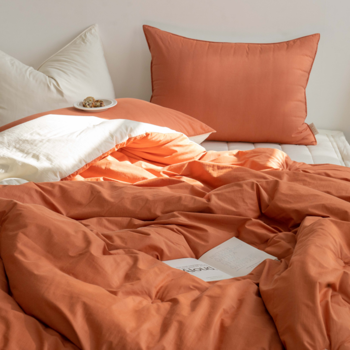 도르리 파스텔 순면 옥수수솜 80수 마이크로코튼 차렵이불