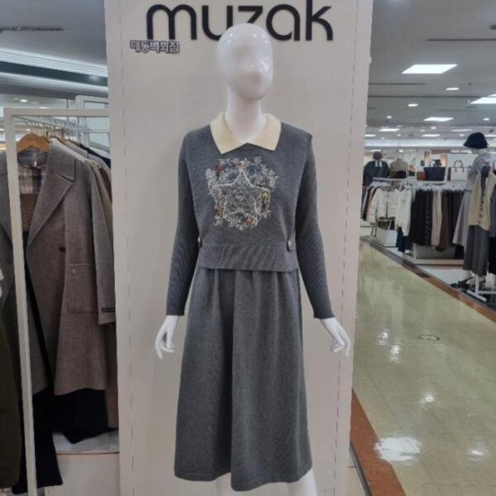 무자크 DP01 스타조끼원피스셋트  Mo9wko01