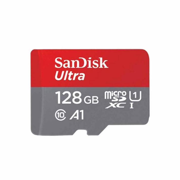 샌디스크 MICRO SD 카드 울트라 128GB A1 QUAB 핸드폰 스마트폰 블랙박스 메모리카드, 64GB