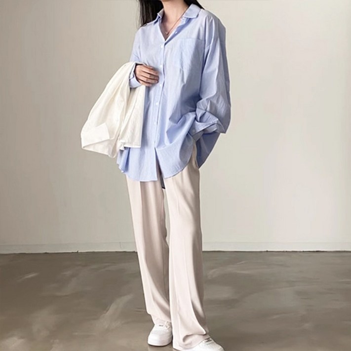 에스알비 빅사이즈 오버핏 긴팔 셔츠