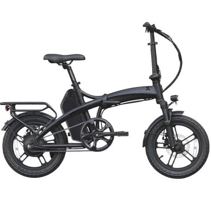 2025 퀄리 엑스트론 프로 미니 48V 500W 20AH 유압브레이크 대용량 배터리 16인치 전동 전기자전거