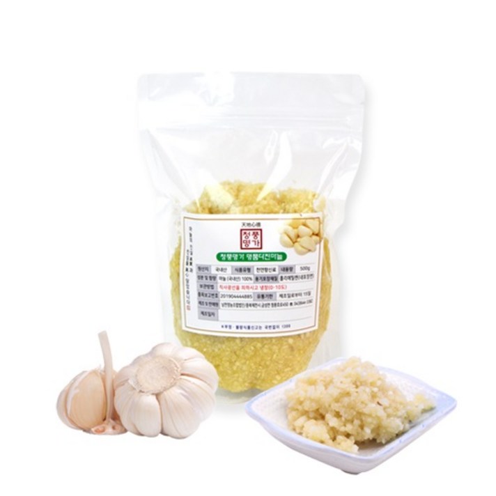 청풍명가 2020년 명품 햇 다진마늘, 1개, 500g