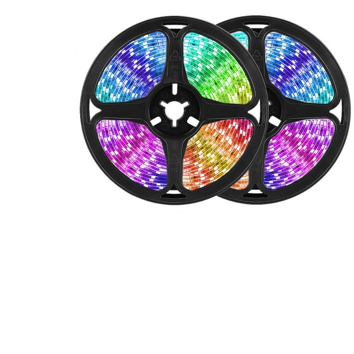 [쿨마켓] ED-14 RGB 엘이디 LED 스트립 바 라이트 strip 테이프 리모컨 작동 5미터 10미터 15미터 20미터 방수가능, 2835-방수 불가-5미터