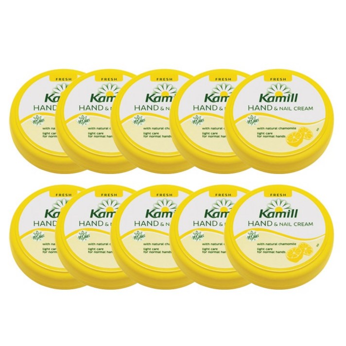 [카밀] 핸드크림 프레쉬 미니 자 20ml x 10개, 단품