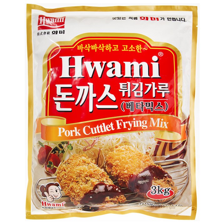 화미 돈까스 튀김가루 베타믹스, 3kg, 1개