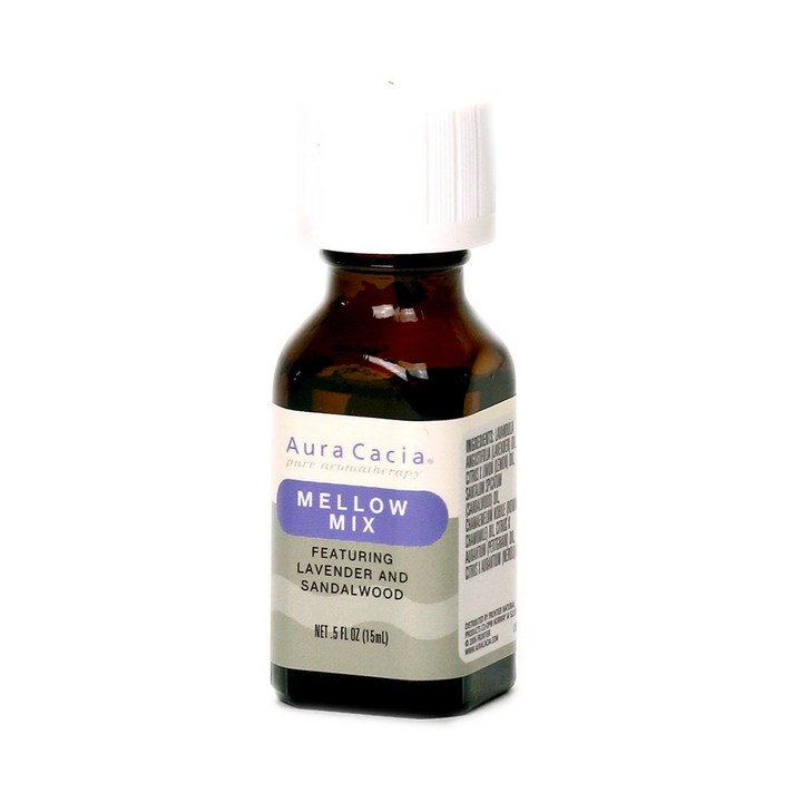 아우라카시아 퓨어 아로마테라피 맬로 믹스 라벤더 앤 샌들우드, 15ml, 1개