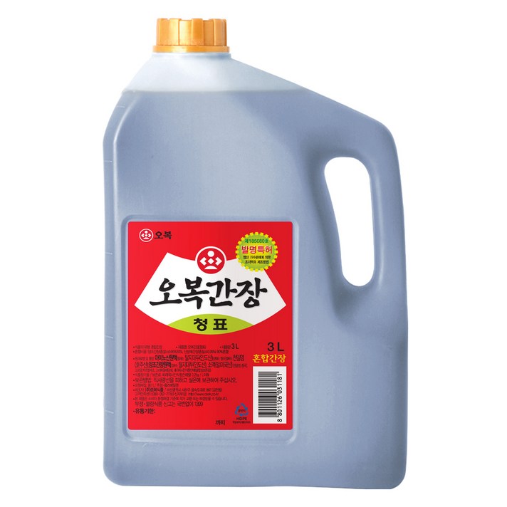 [오복] 오복간장 청표, 3L, 1개